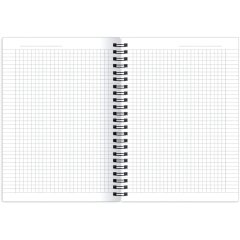 Тетрадь общая, Attache Selection Ночь 156х207 мм 80л клетка спираль