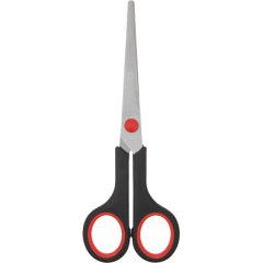Ножницы Выбор есть 170 мм с пласт. прорезин. ручками, цвет крс/черн