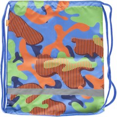 Мешок для обуви  Милитари цветной, 360x470мм, светоотраж., МО-26-1с