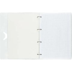 Бизнес-тетрадь А4,120л кольц/смен.бл,кл.Attache Selection Fluid Бирюзовый