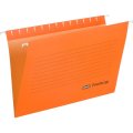 Папка подвесная Attache Foolscap, картон оранжевый, до 200л., 5шт/уп