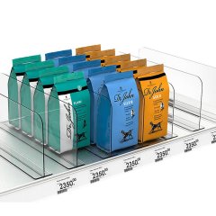 Разделитель пластик. Выс. 150 мм на Т-основ.DIVT-150, длина 380мм 20 шт/кор