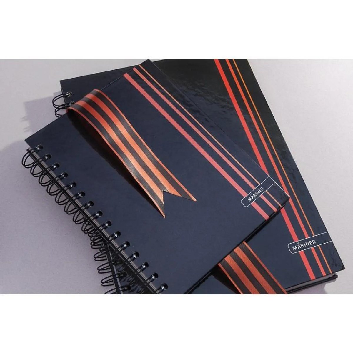 Бизнес-тетрадь Ambition 6 А4,150л,200х274,5разд,клет+лин,крас.полос,0006-02