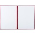 Папка адресная бумвинил, бордо, А4