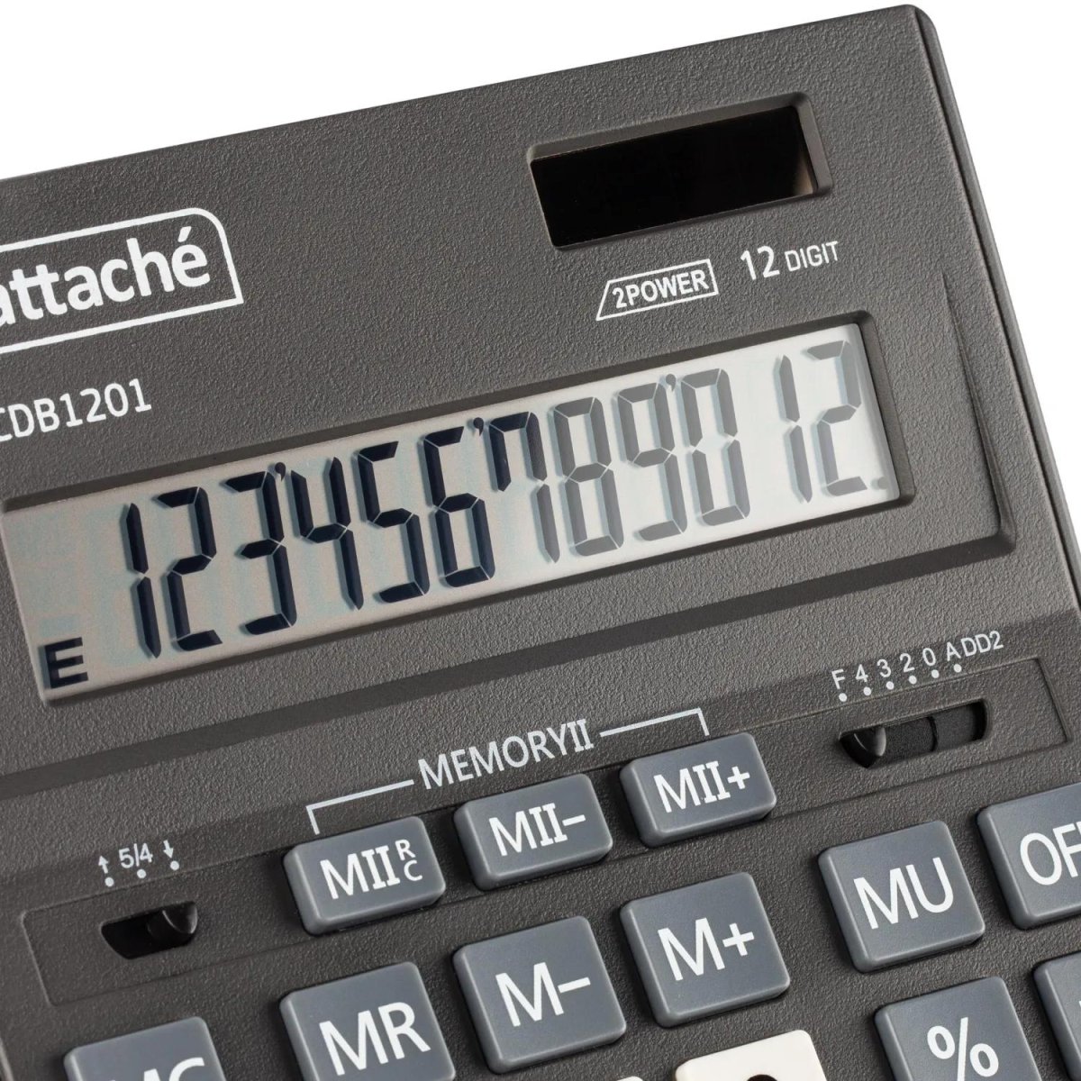 Калькулятор настольный Attache CDB1201-BK 12-разрядный черный 205x155x35 мм