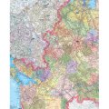 Карта настенная Железных дорог России и сопред.госуд.1:3,64млн.,2,34х1,56м