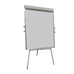 Флипчарт магнитно-маркерный Комус 100х70см на треноге регул.высота серый