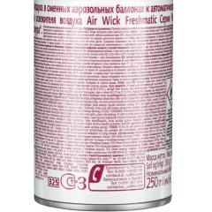 Баллон сменный для автоосвежителя Air Wick Pure Цветущая сакура, 250мл