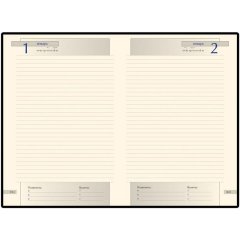 Ежедневник полудатированный кожа,синий,А5,145х216,208л, IMPERIUM 3-023/121