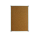 Доска пробковая для объявлений 100х60 металл. рама