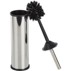 Ершик для унитаза Luscan закрытый с подст. и кр., нерж. с