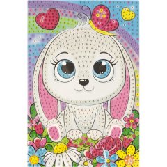 Мозаика алмазная 10x15 зайка, набор МУЛЬТИ АРТ AM10X15-113779