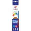 Карандаши цветные шестигран.двусторон.Классика 6 шт/12цв.33С 2189-08 набор