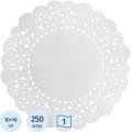Салфетки ажурные AVIORA бумажные круглые D10см 250шт/ уп