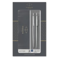 Набор пишущих принадл. PARKER Jotter Stainless Steel шар.ручка+кар,2093256