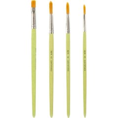 Набор кистей ZOO,4шт.СИНТЕТИКА(круглые №3,4,5;плоская №7 33С 2186-08