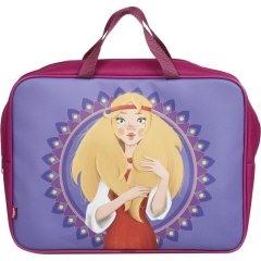 Папка для тетрадей КОМУС Три богатыря Аленушка,А4,молн,ткань,75мм,ПМД-4-20