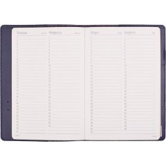 Ежедневник полудатированный синий,A5,152х222мм,Br.V.PROFY 3-073/01