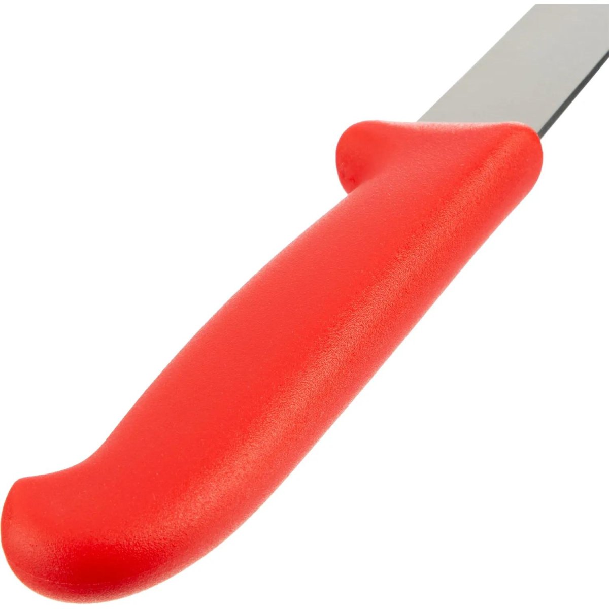 Нож разделочный  лез 150 мм  толщ 2 мм  3Cr13  красная пластиковая ручка