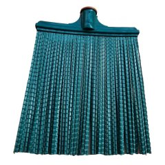 Метла веерная пластиковая № 3 с черенком (ширина рабочей части 27 см)