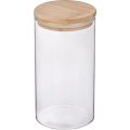 Банка стеклянная для сыпучих продуктов с крышкой BAMBU, 1,3 л