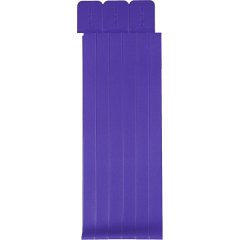 Закладки самоклеящиеся для книг, прямые, набор 6 шт,350мкм,фиолет, 2921-110