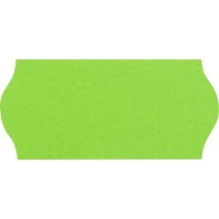 Этикет-лента 26х12 зел волна 1000шт/рул 10рул/уп