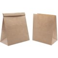 Пакет бумажный 220х120х290 мм, 50 гр/м2, прям.дно,крафт, 1000 шт/уп
