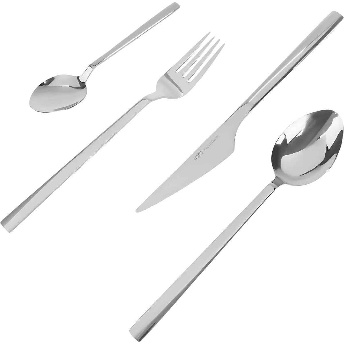 Набор столовых приборов LARA ЭЛЕКТРА на 6 персон 24 предмета (LR10-22/24)