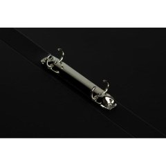 Папка на 2-х кольцах Комус,25 мм, т.-синяя, с карманом СD/визитки