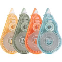 Корректирующая лента Nusign,5мм х12м, дв.корп, предотвр.пад, блист, ассорт