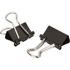 Зажимы для бумаг 15мм 12шт./уп. Комус, в картонной коробке