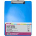 Папка-планшет Attache А4, жесткий пластик 2мм, прозрачный синий