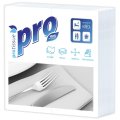 Салфетки бумажные PROtissue белые 33х33 2 слоя 1/8 слож 16г C233