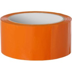 Клейкая лента упаковочная 48мм х 66м 45мкм оранжевый (6 шт/уп)