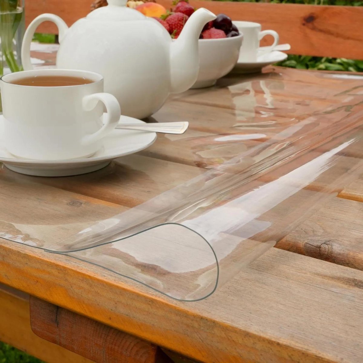 Коврик на стол 1200x600мм пленка-жидкое стекло пвх прозр. 500мкм