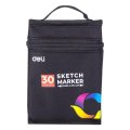 Набор маркеров для скетчинга Deli 30цв, двухстор., E70806-30