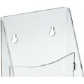Подставка настольная /настенная Комус 1/3 А4 2отделения акрил