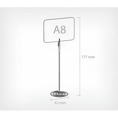 Набор держателей ценников, формат А8 (5держ.+5таблич.+1маркет)