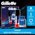 Подарочный набор GILLETTE Лосьон п/бритья Осв50мл+Пена д/бритья Классич50мл