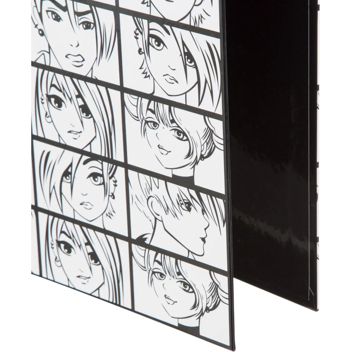 Папка-регистратор 80мм №1 School А4, Аниме Комикс, ламин бумага / лам бум