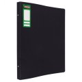 Папка на 4-х кольцах пласт. 25мм вертик. А3 ATTACHE, черный