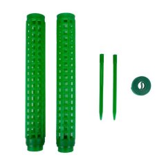 Опора наборная д/раст h38см, d3,5 мм,2шт/уп, лента-липучка L1м,зелен,266545