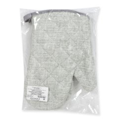 Набор кух. (рукавица стег.18х28см -2шт), рогожка, 160г/м2, Рант серый