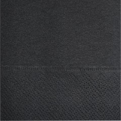 Салфетки бумажные 2сл 33х33см 1/8 слож черные 100шт/уп