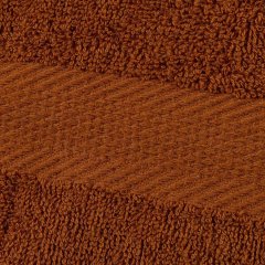 Набор полотенец махровых бордюр 440 г/м2, 70х140 карамель, 5шт