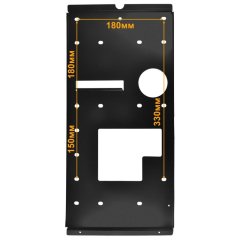 Сушилка для рук электрическая 1,8кВт хром погружная Puff-8870C New