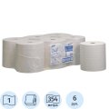 Полотенца бумажные д/дисп в рулонах KK SCOTT? XL 1сл бел 354 м 6 рул. 6687