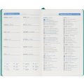 Ежедневник недатированный ATTACHE FLEX бирюзовый А5, 136 л. бежевый блок
