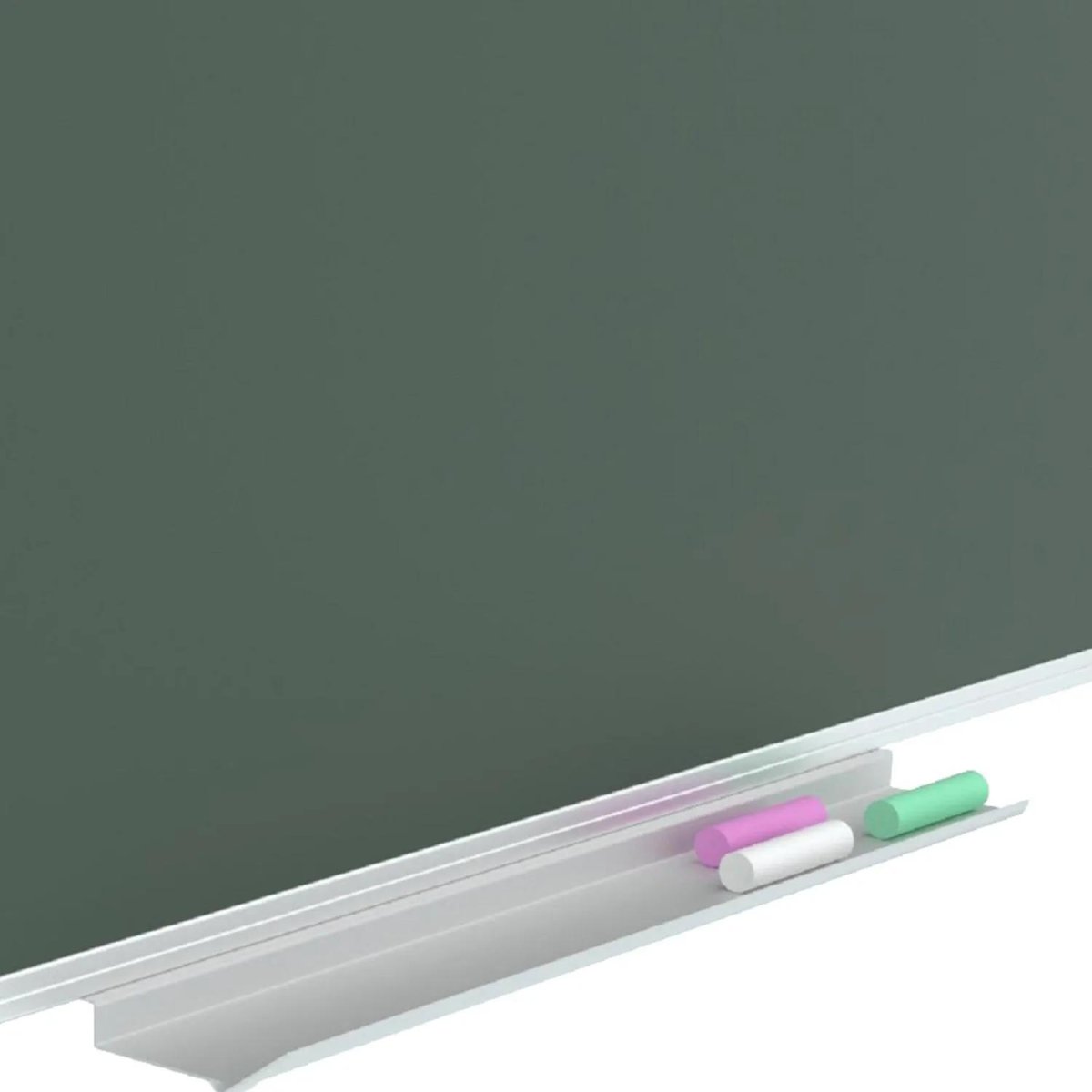 Доска магнитно-меловая Attache 2-х секционная без разлиновки